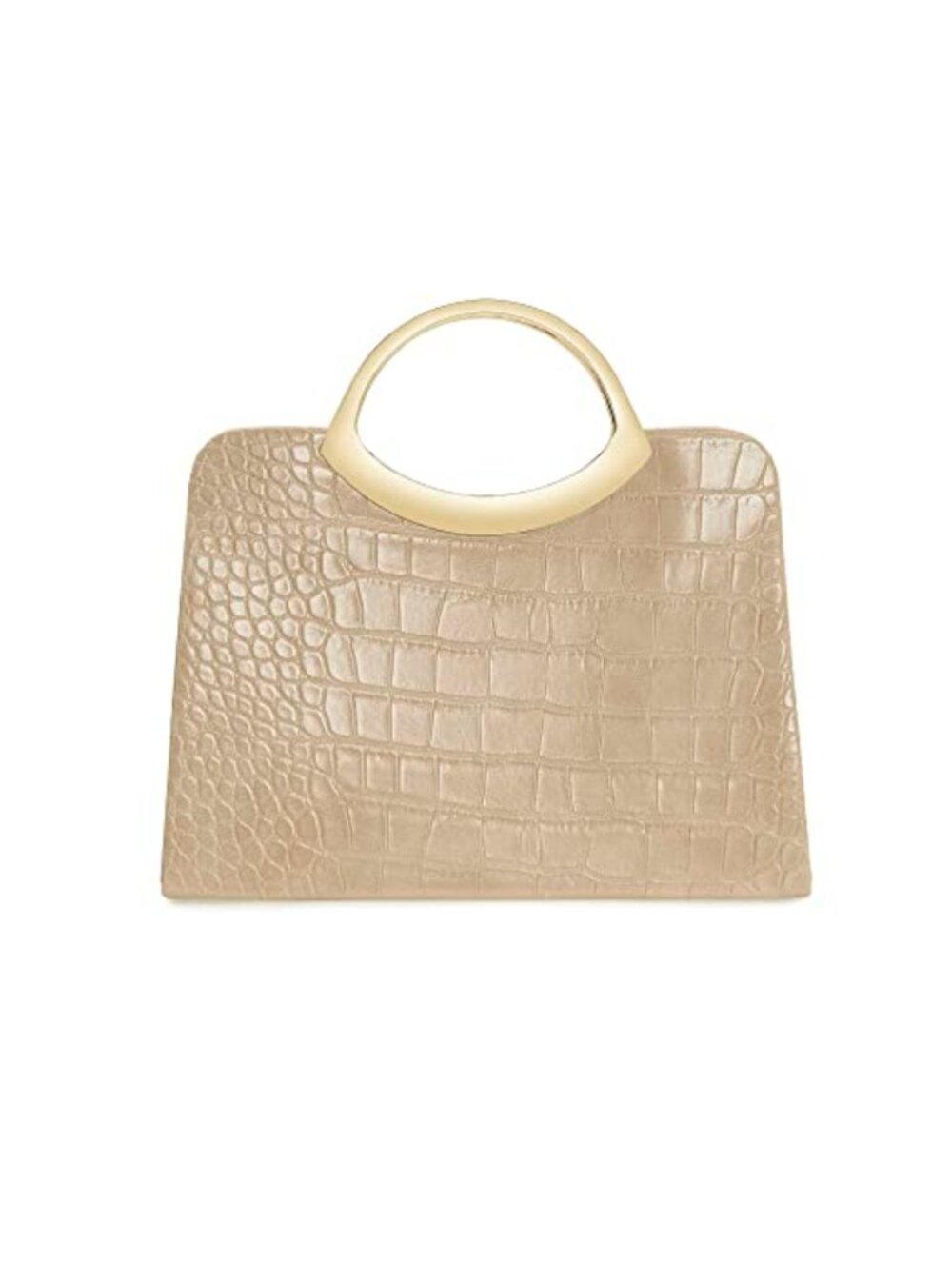 Small Dressy Evening Handbag Satin Lined with Removable Chain Strap